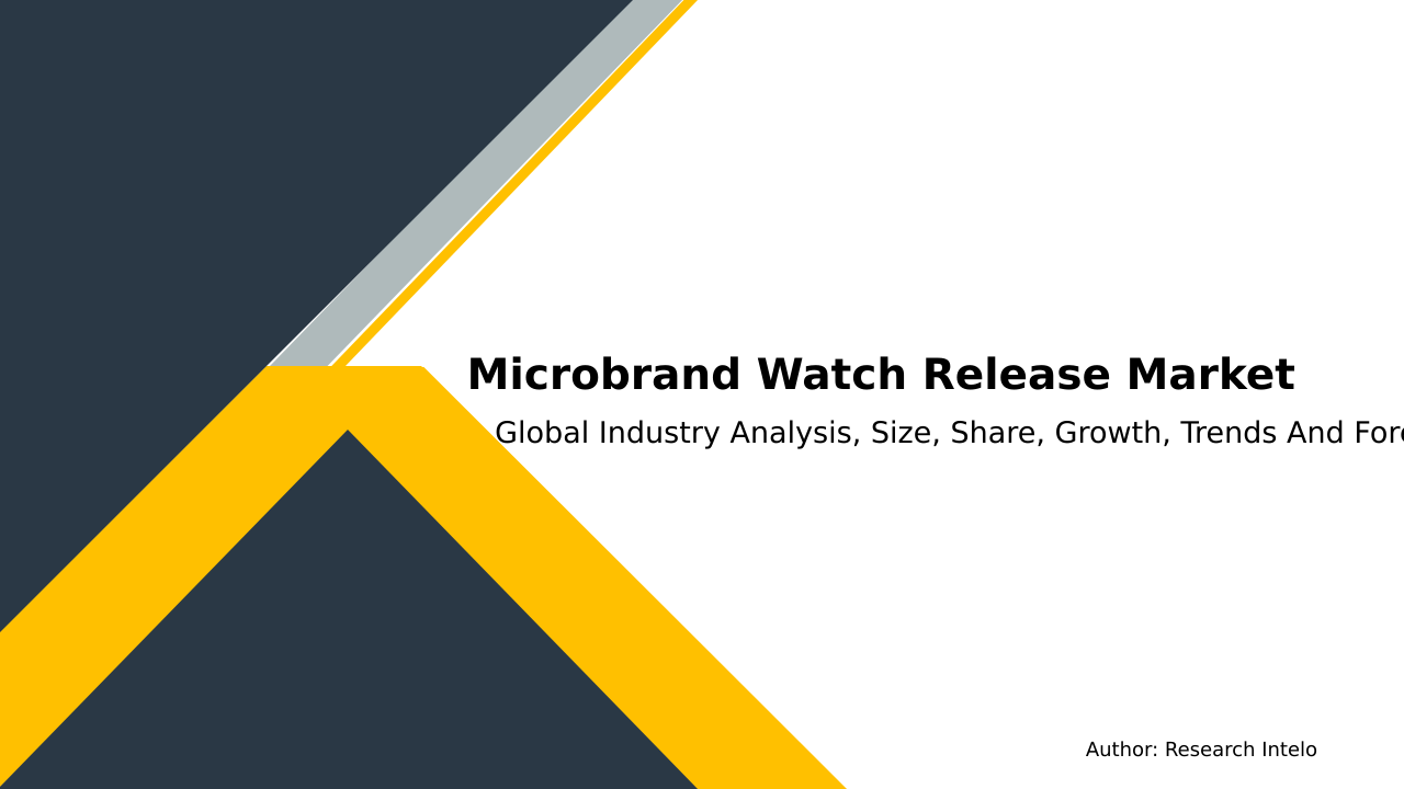 Microbrand Watch Release Market Research Report 2033